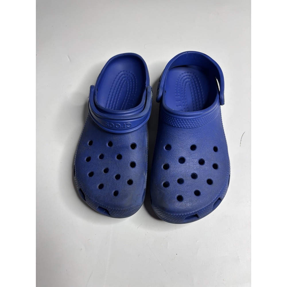 Crocs Classic Clog Cobalt Blue Mens 8 Womens 10 Slip On Comfort Shoes 10001-4JL
